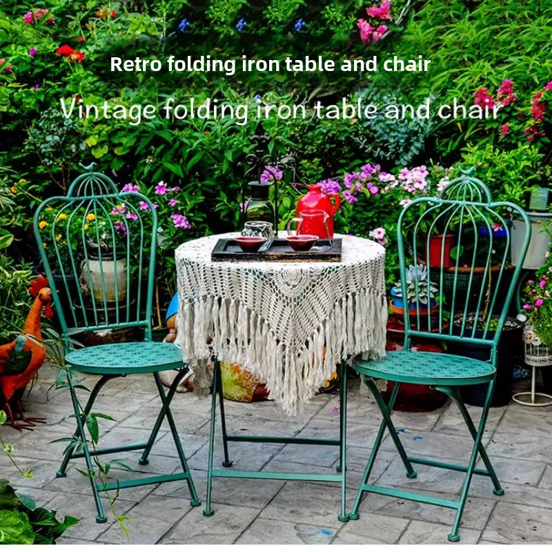 Outdoor Furniture Metal Chairs - كراسي حديقة فناء خارجية من الحديد