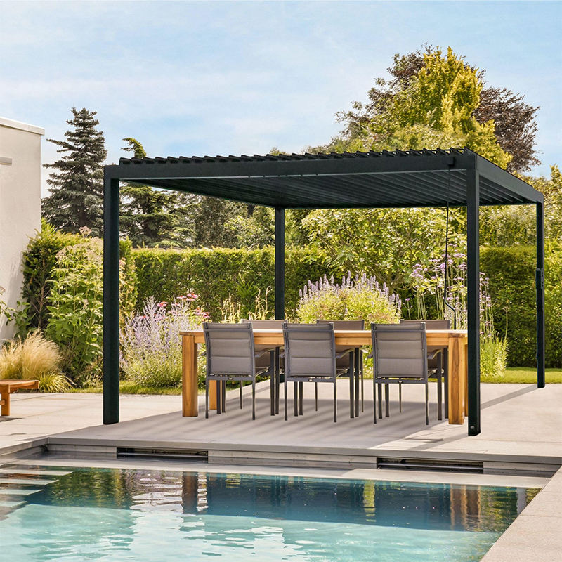 برجولا مفتوحة الطراز الحديث بت - مراجعة Outdoor Furniture Metal وسعره