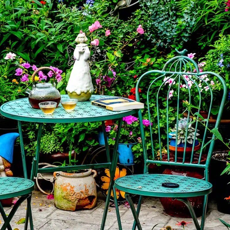 كراسي حديقة فناء خارجية من الح - مراجعة Outdoor Furniture Metal Chairs وسعره