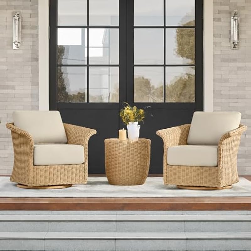 طقم بسترو خارجي مكون من 3 قطع، - مراجعة Outdoor Furniture Metal Chairs وسعره