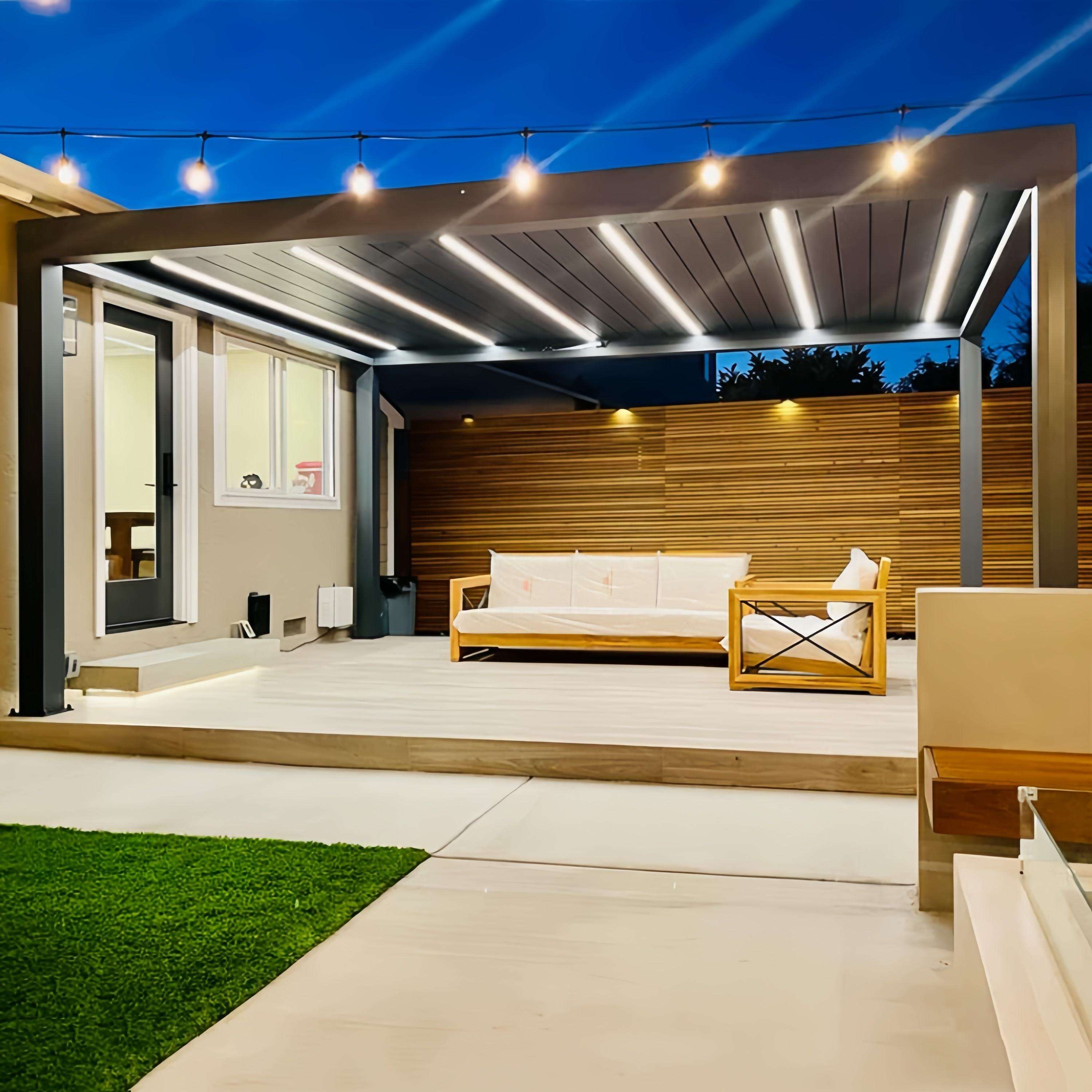 شرفة حديقة خارجية مستطيلة الشك - مراجعة Outdoor Furniture Metal وسعره