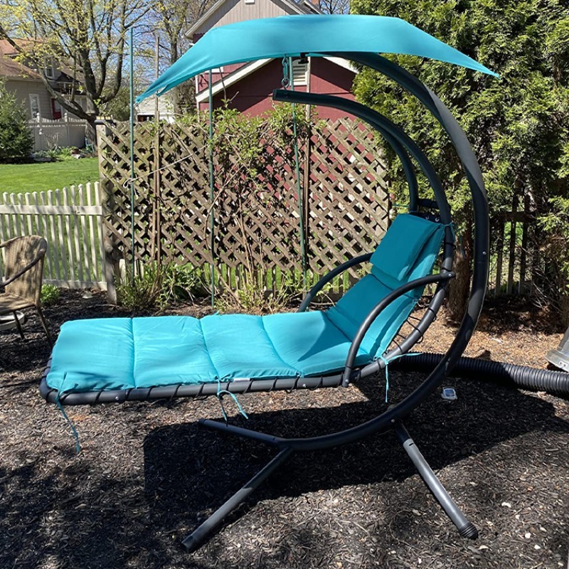 كرسي أرجوحة معلق مريح من زوشاي - مراجعة Outdoor Furniture Wood وسعره