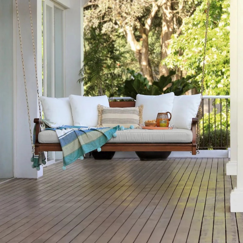 كرسي أرجوحة أثاث حديقة خارجي خ - مراجعة Outdoor Furniture Wood وسعره