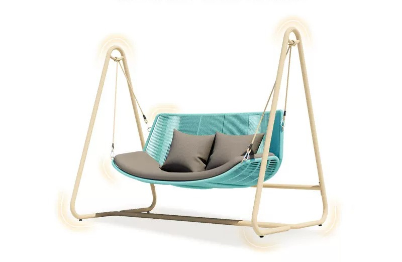 كرسي هزاز ألومنيوم للحدائق وال - مراجعة Outdoor Furniture Wood وسعره